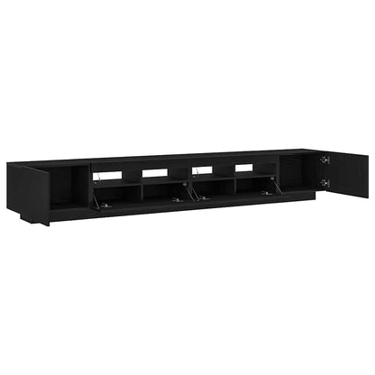 TV Cabinet Set 3 pcs Black 260 x 35 x 40 cm Engineered Wood