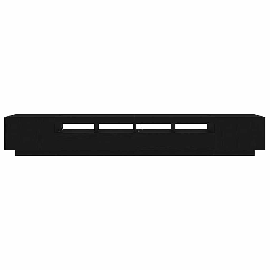 TV Cabinet Set 3 pcs Black 260 x 35 x 40 cm Engineered Wood