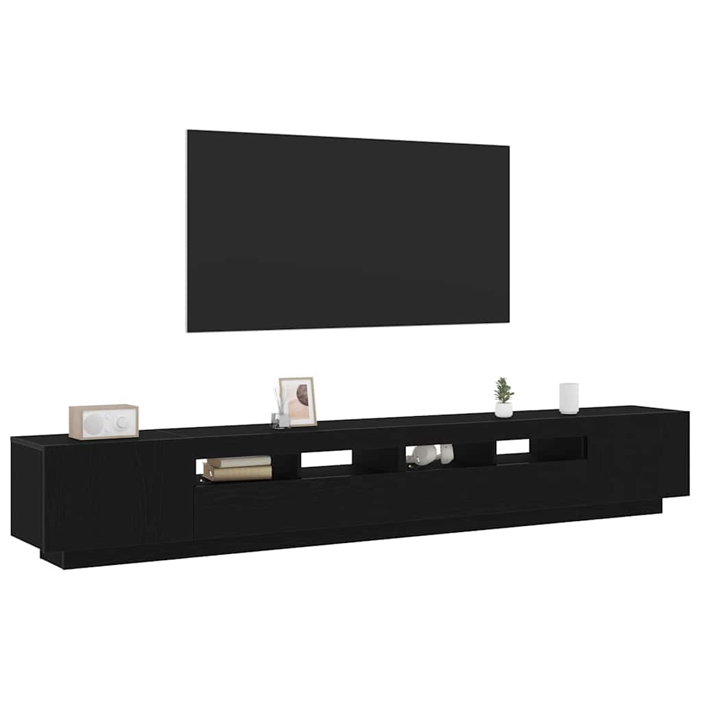 TV Cabinet Set 3 pcs Black 260 x 35 x 40 cm Engineered Wood