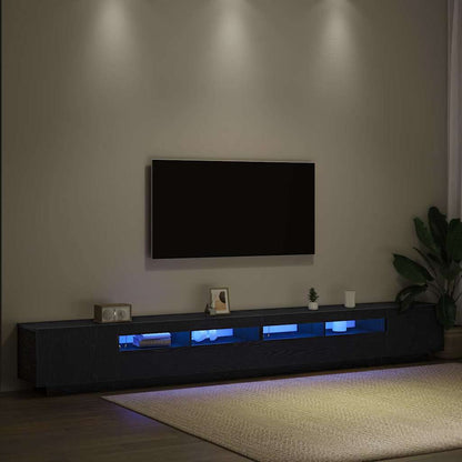 TV Cabinet Set 3 pcs Black 300 x 35 x 40 cm Engineered Wood