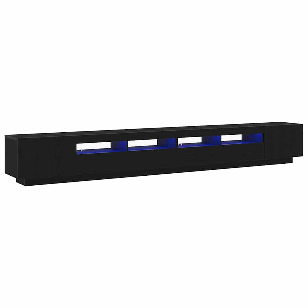 TV Cabinet Set 3 pcs Black 300 x 35 x 40 cm Engineered Wood