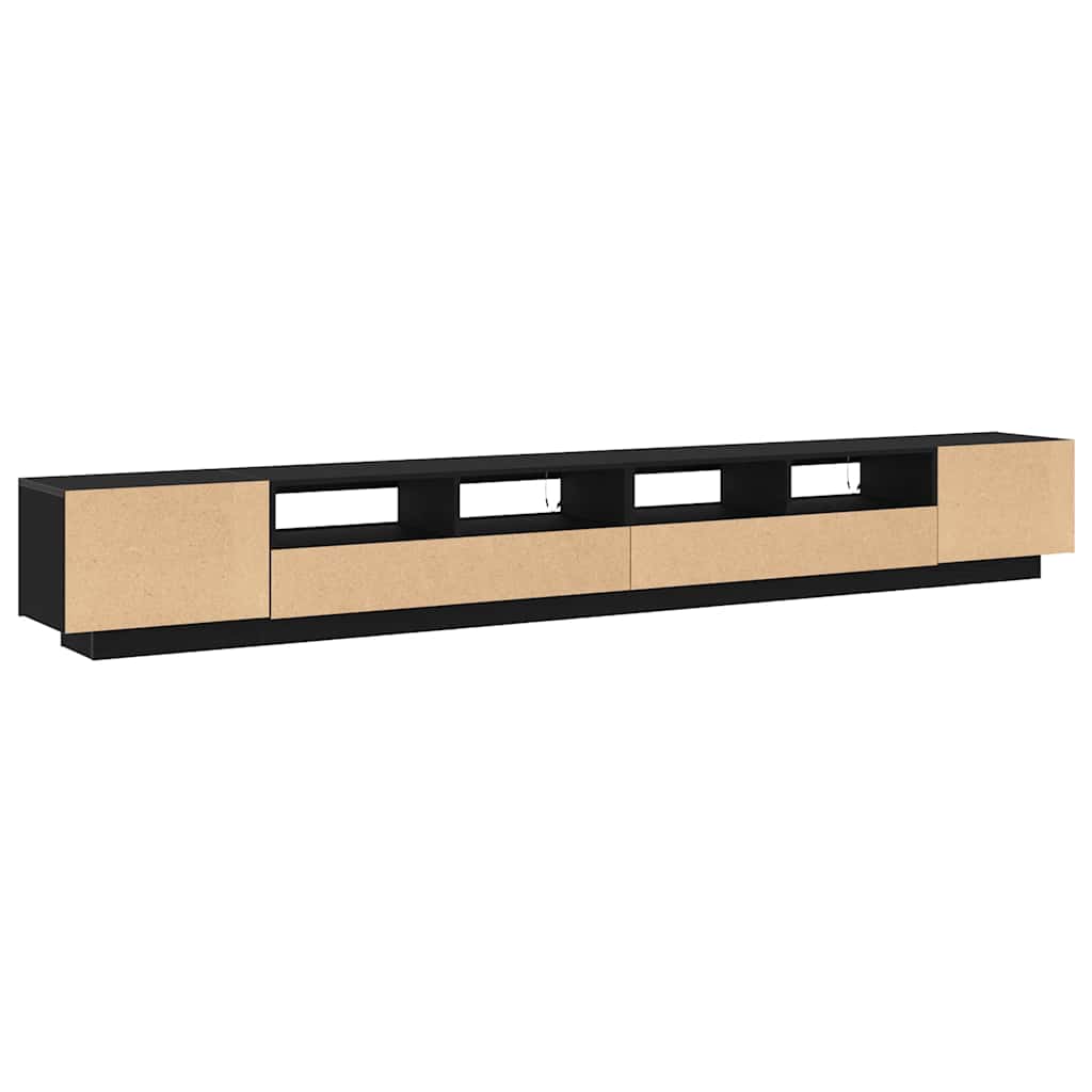 TV Cabinet Set 3 pcs Black 300 x 35 x 40 cm Engineered Wood