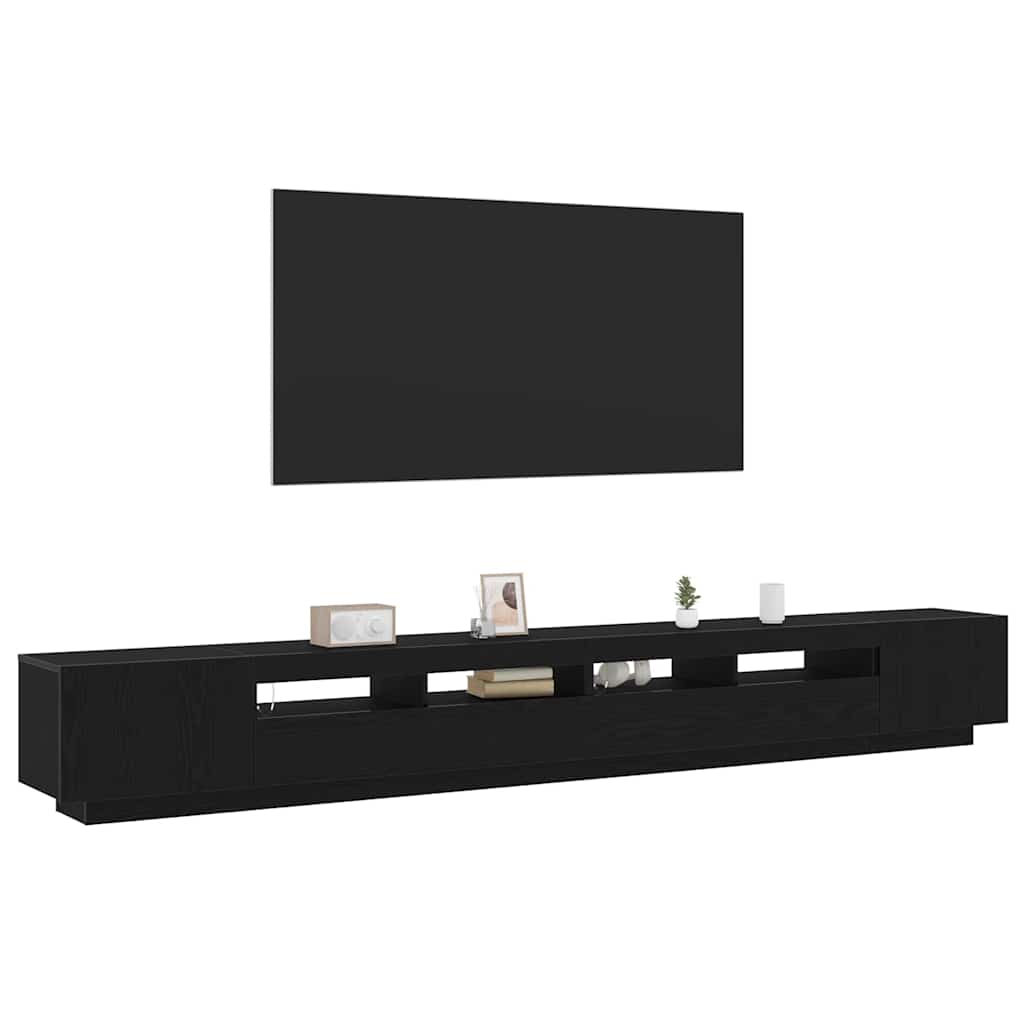 TV Cabinet Set 3 pcs Black 300 x 35 x 40 cm Engineered Wood