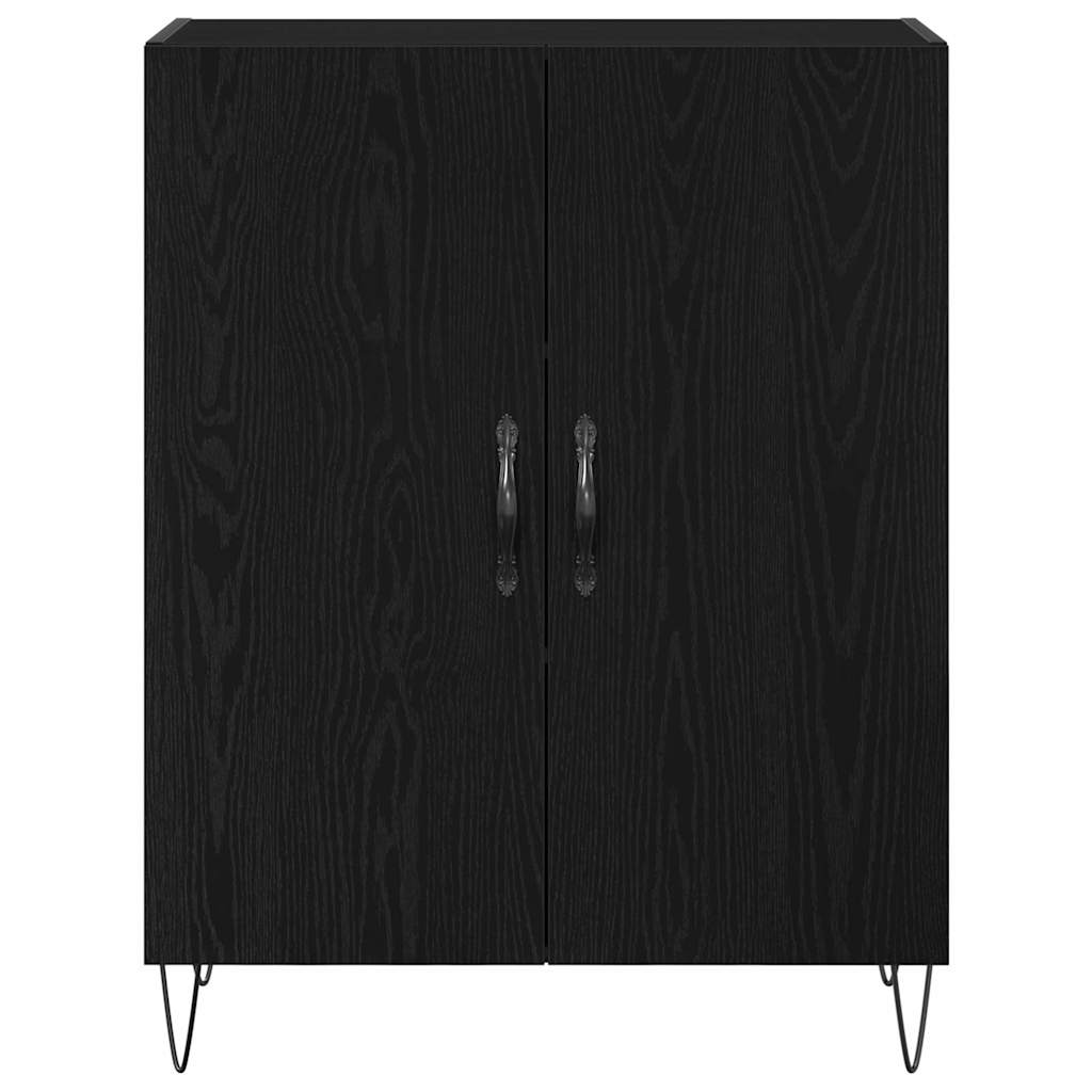 Highboard 2 pcs Black Oak 69.5 x 34 x 180 cm