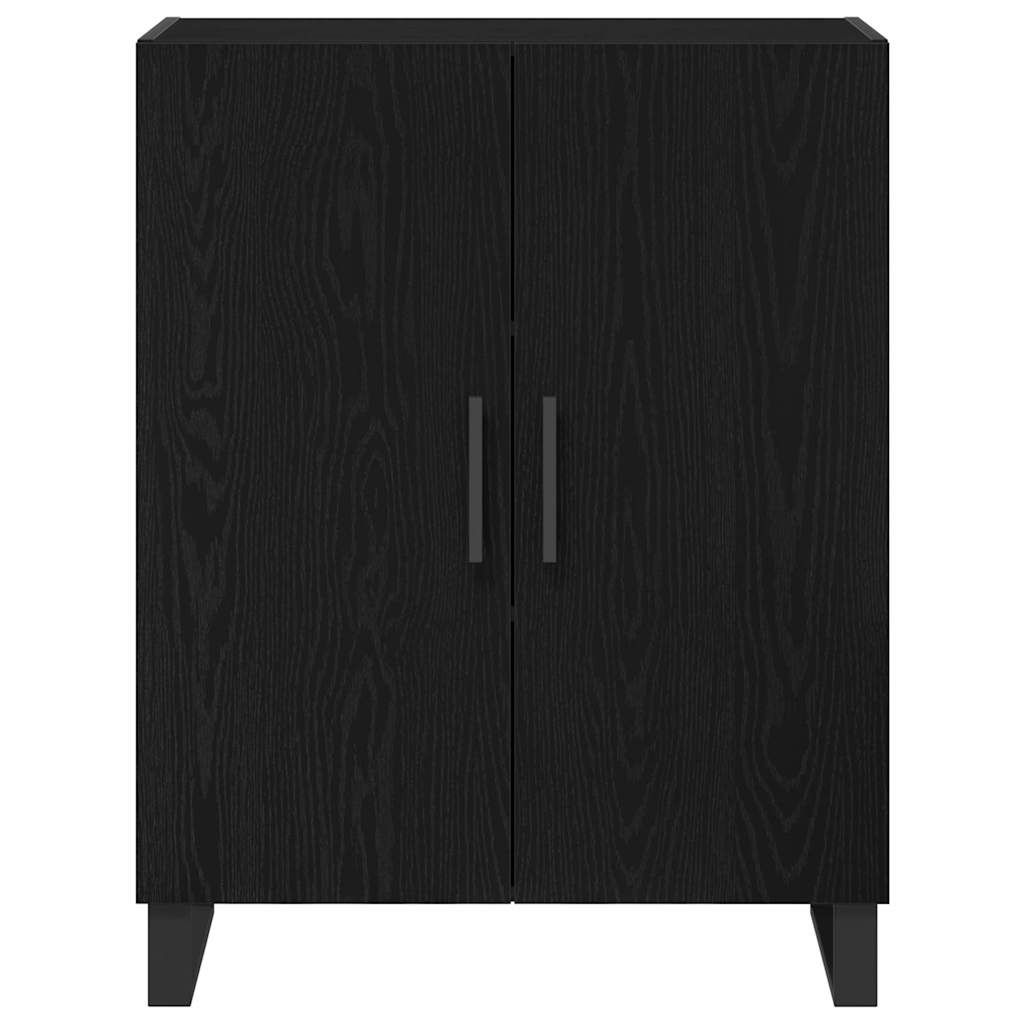 Highboard 2 pcs Black Oak 69.5 x 34 x 180 cm