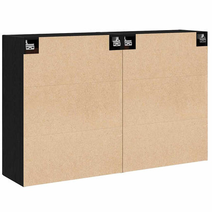 Wall-mounted Cabinet 2 pcs Old Wood 69.5 x 34 x 90 cm