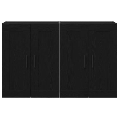 Wall-mounted Cabinet 2 pcs Old Wood 69.5 x 34 x 90 cm