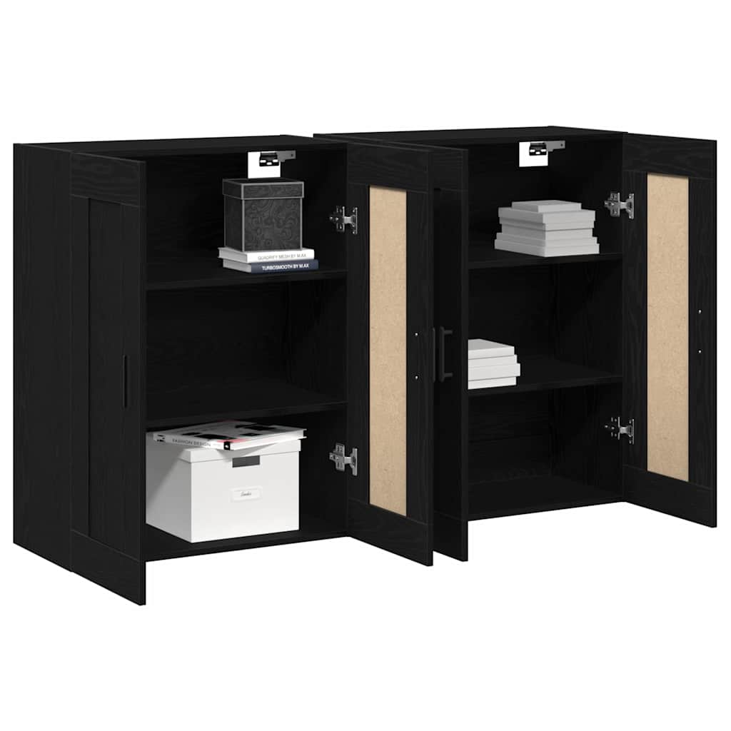 Wall-mounted Cabinet 2 pcs Artisan Oak 69.5 x 34 x 90 cm