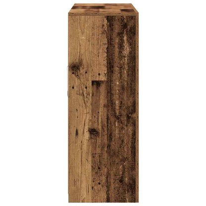 LED Sideboard Old Wood 181.5 x 37 x 100 cm Engineered Wood