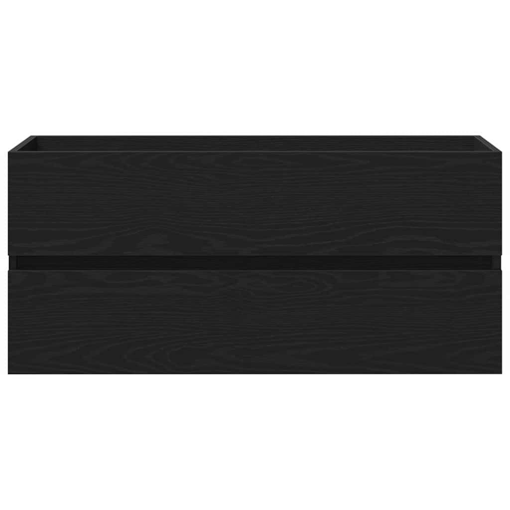 Bathroom Sink Cabinet Black Oak 100 x 39 x 62 cm