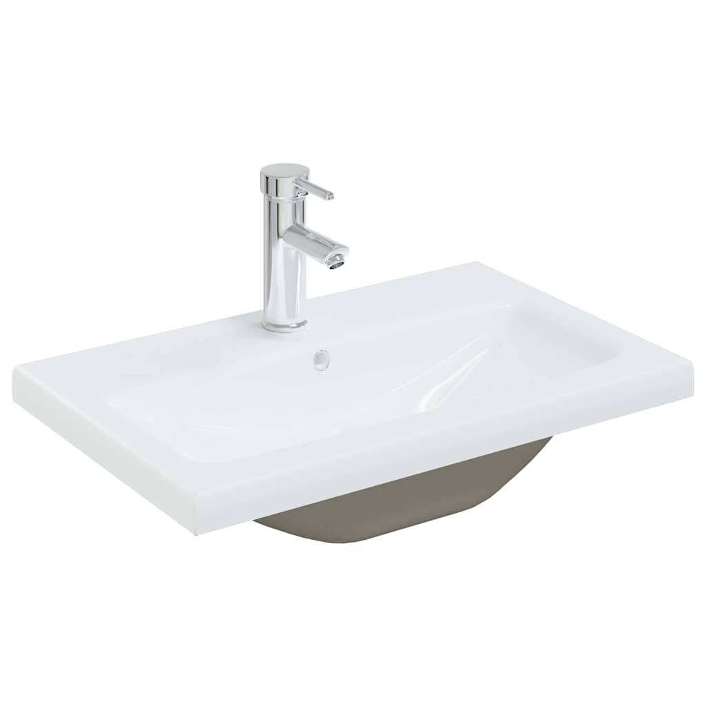 Bathroom Sink Cabinet Black Oak 60 x 39 x 62 cm Engineered Wood