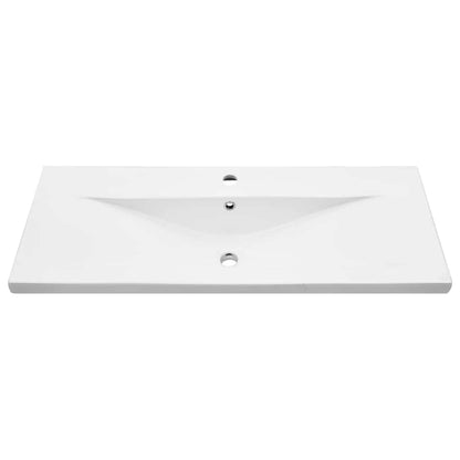 Bathroom Sink Cabinet Wall-mounted Black Oak 100 x 39 x 62 cm