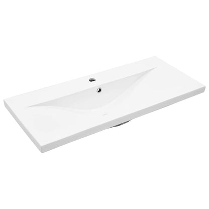 Bathroom Sink Cabinet Black Oak 90 x 39 x 62 cm Engineered Wood