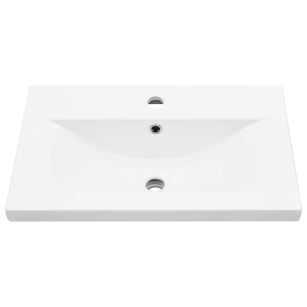 Bathroom Sink Cabinet Black Oak 60 x 39 x 62 cm Engineered Wood