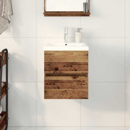 Bathroom Sink Cabinet Black Oak 41 x 39 x 62 cm Engineered Wood
