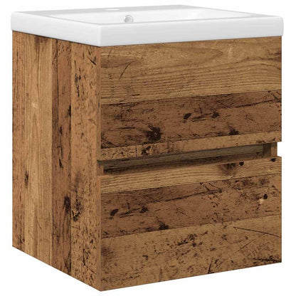 Bathroom Sink Cabinet Black Oak 41 x 39 x 62 cm Engineered Wood