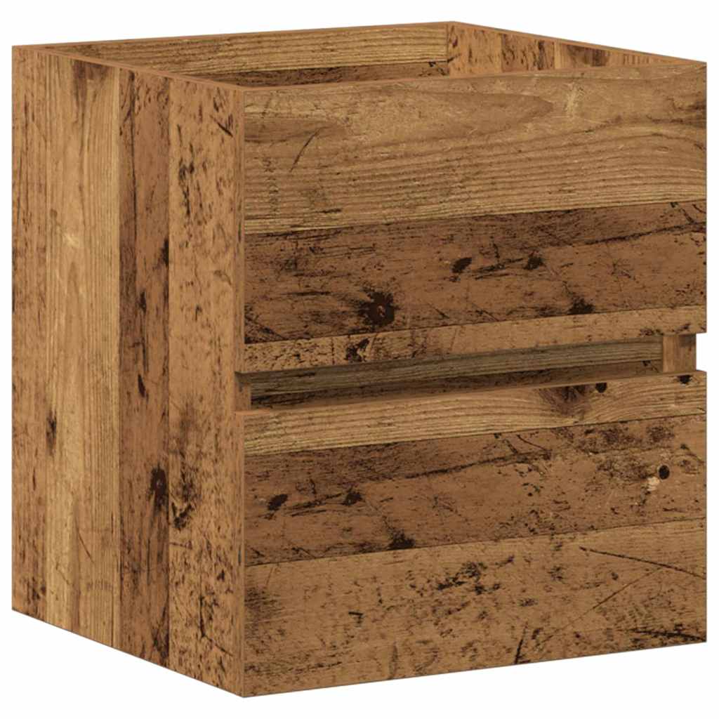 Bathroom Sink Cabinet Black Oak 41 x 39 x 62 cm Engineered Wood