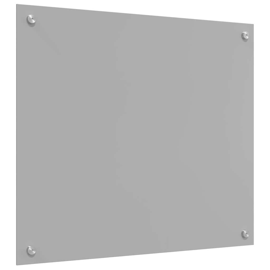 Kitchen Backsplash Light Grey 70 x 60 cm Tempered Glass