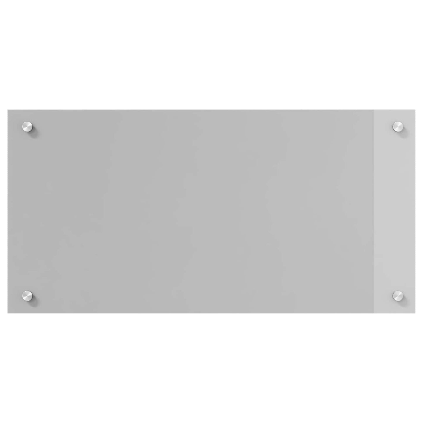 Kitchen Backsplash Light Grey 80 x 40 cm Tempered Glass