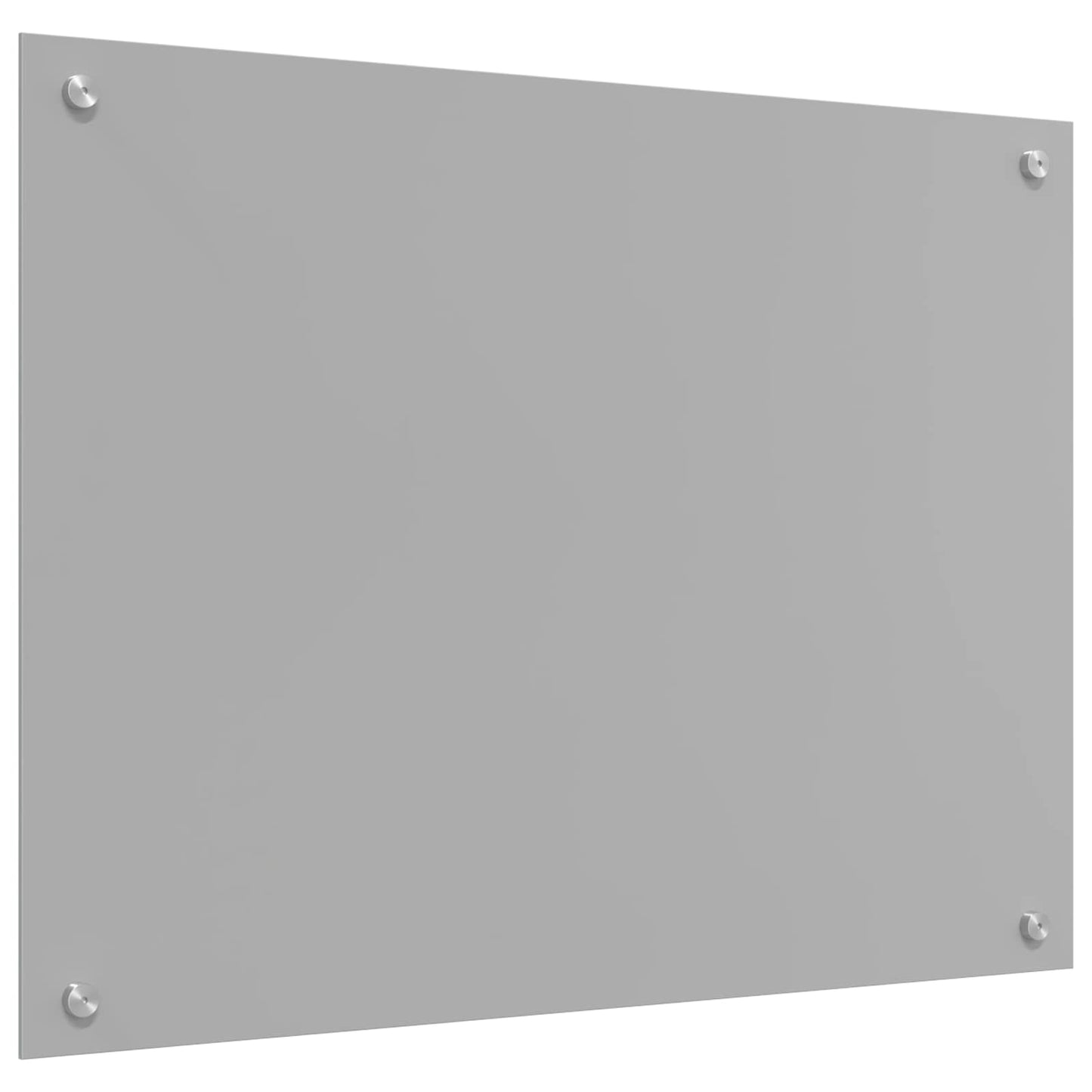 Kitchen Backsplash Light Grey 80 x 60 cm Tempered Glass