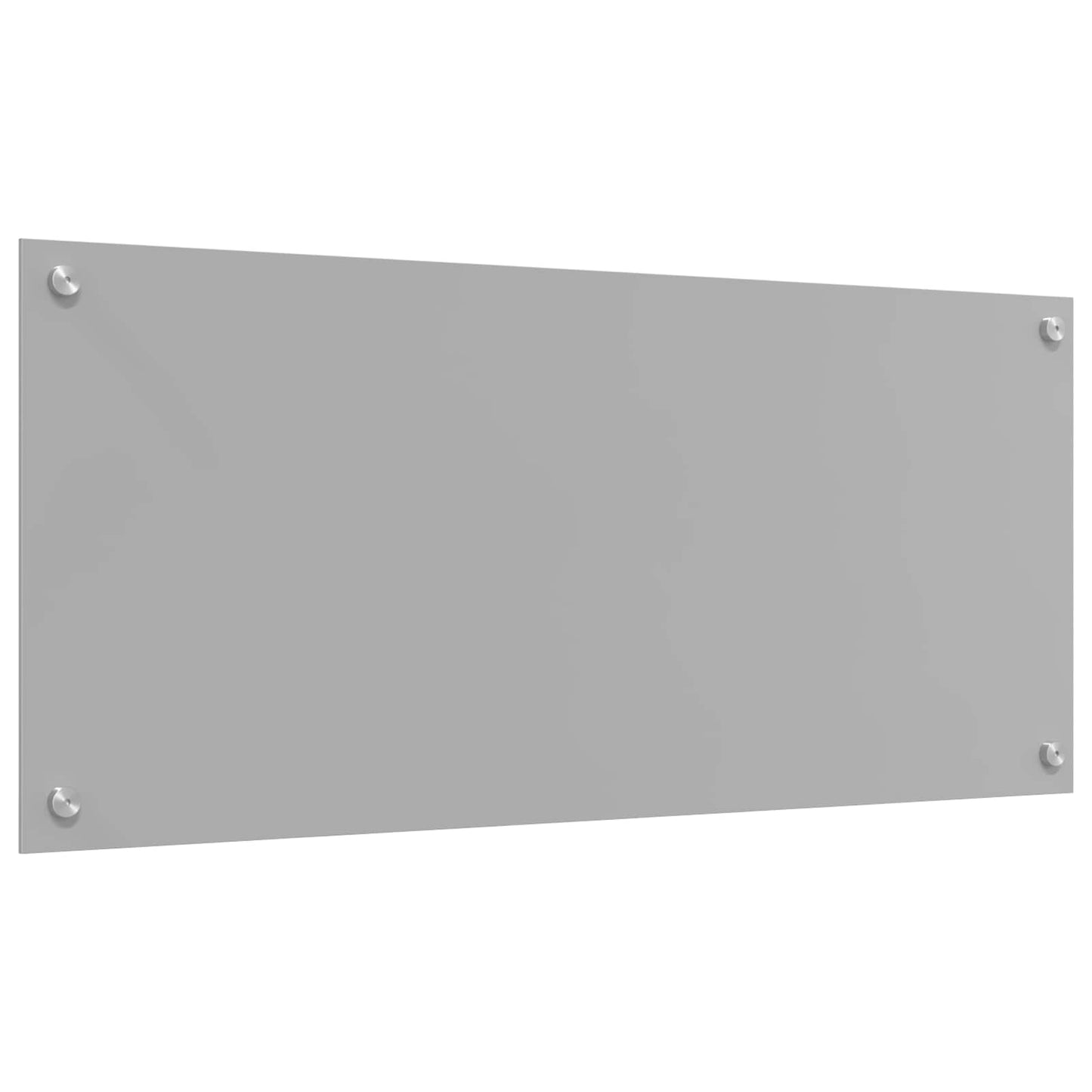 Kitchen Backsplash Light Grey 90 x 40 cm Tempered Glass