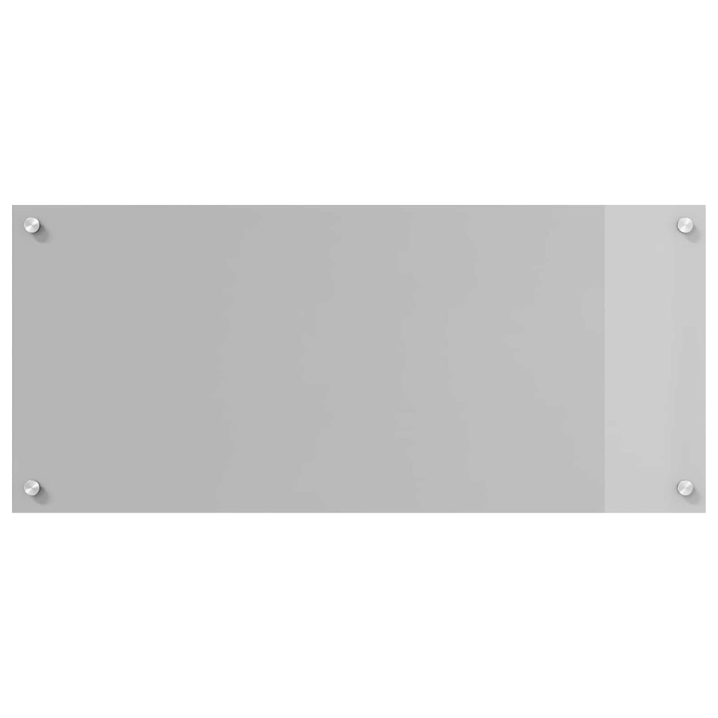 Kitchen Backsplash Light Grey 90 x 40 cm Tempered Glass