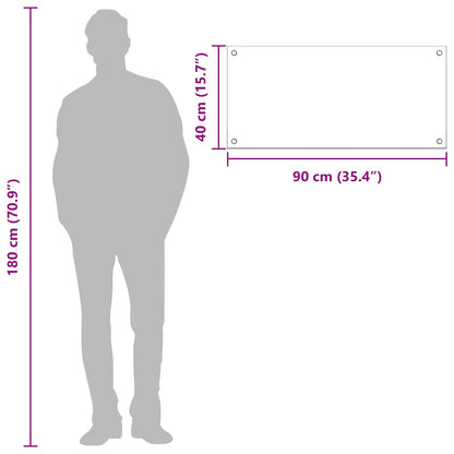 Kitchen Backsplash Light Grey 90 x 40 cm Tempered Glass