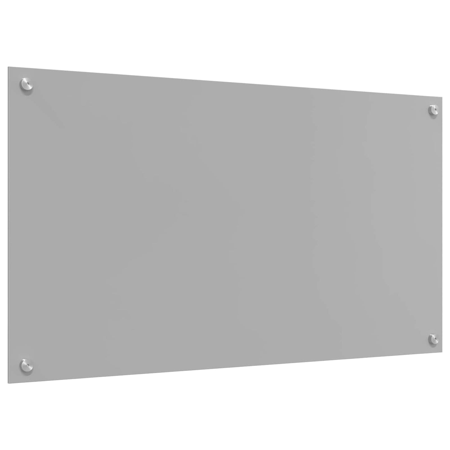 Kitchen Backsplash Light Grey 90 x 50 cm Tempered Glass