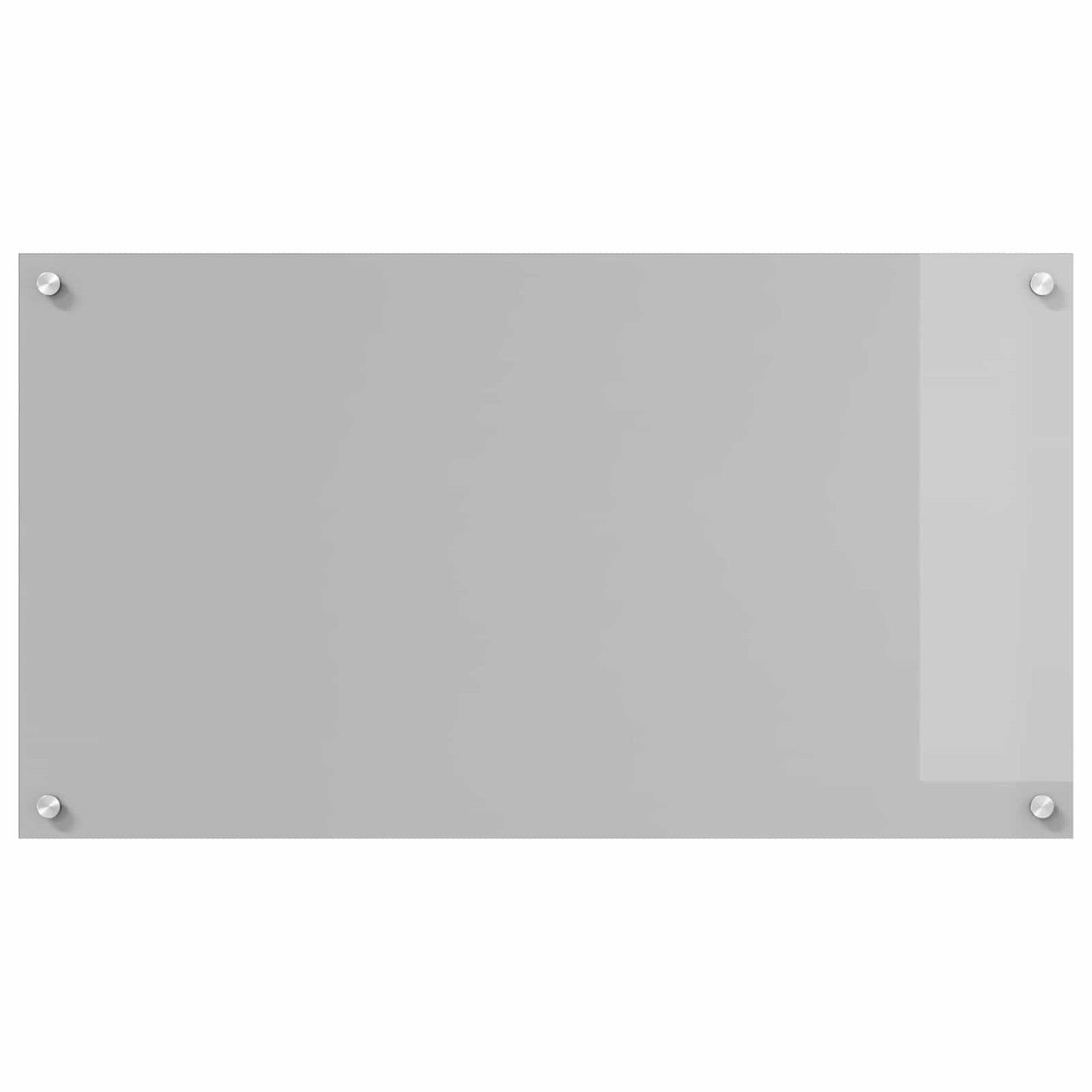 Kitchen Backsplash Light Grey 90 x 50 cm Tempered Glass