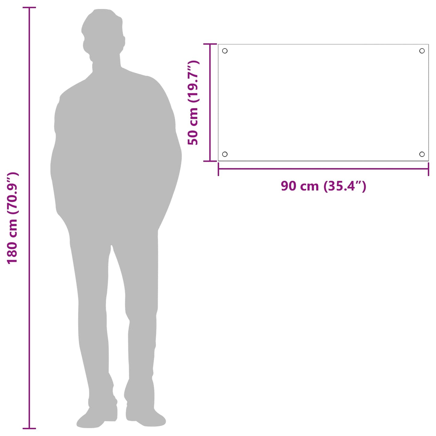 Kitchen Backsplash Light Grey 90 x 50 cm Tempered Glass