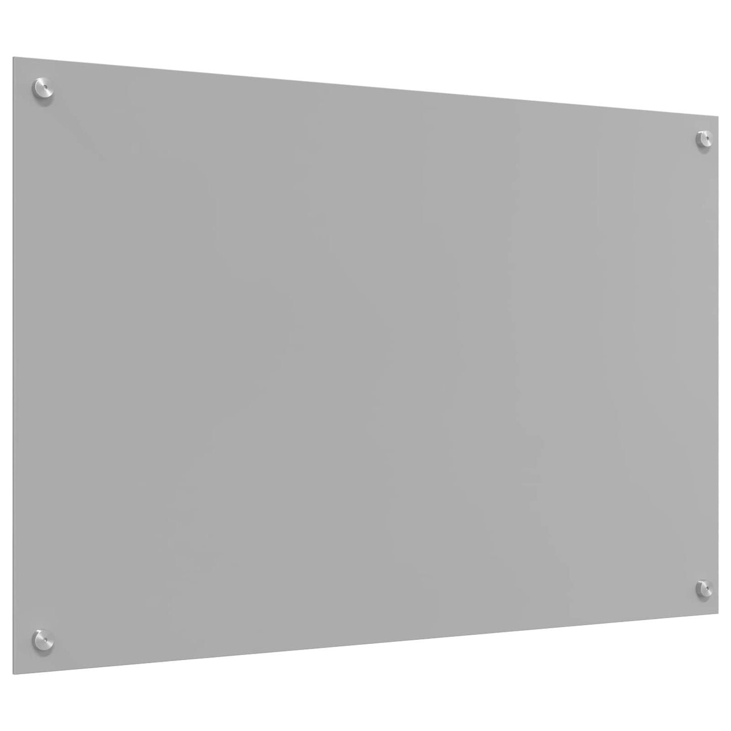 Kitchen Backsplash Light Grey 90 x 60 cm Tempered Glass