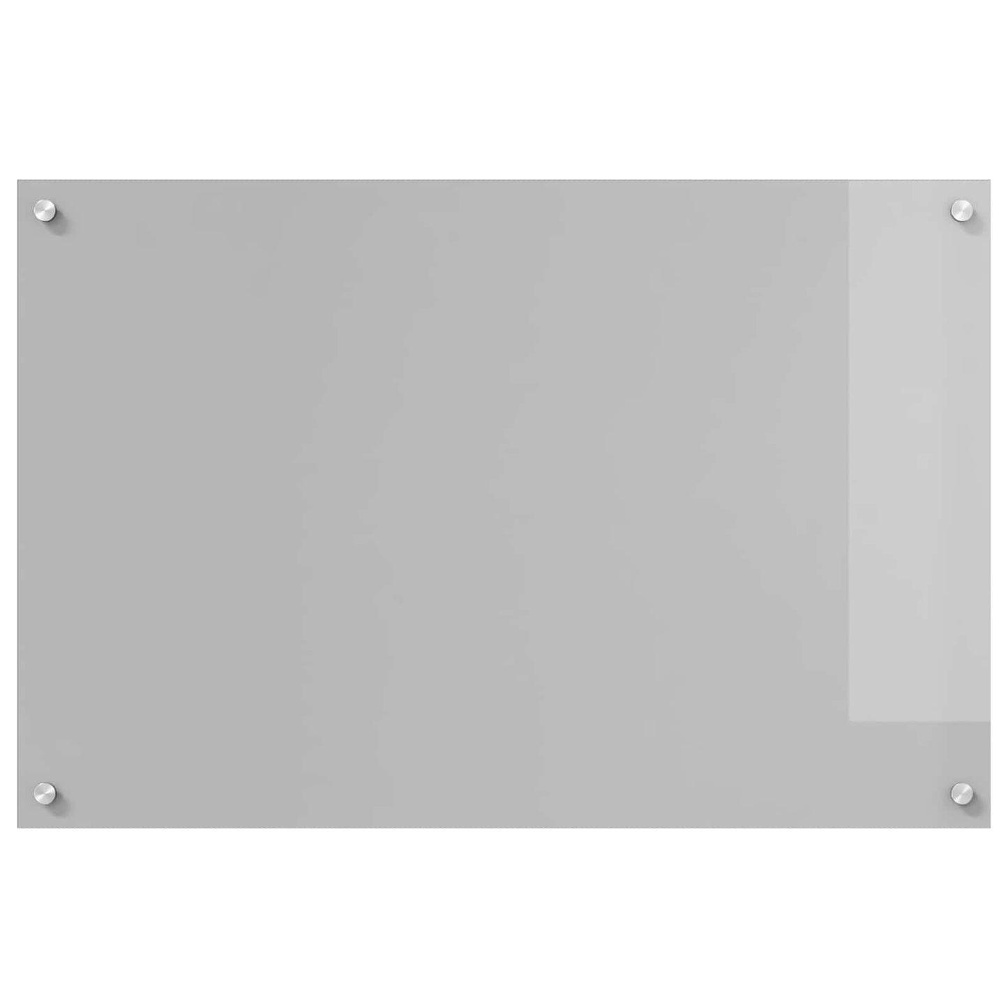Kitchen Backsplash Light Grey 90 x 60 cm Tempered Glass