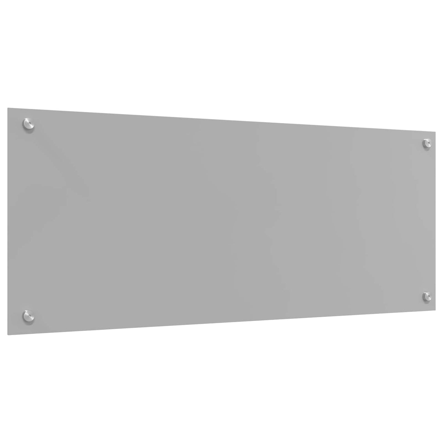 Kitchen Backsplash Light Grey 100 x 40 cm Tempered Glass