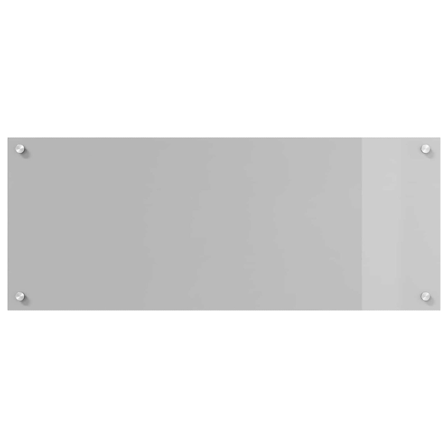 Kitchen Backsplash Light Grey 100 x 40 cm Tempered Glass