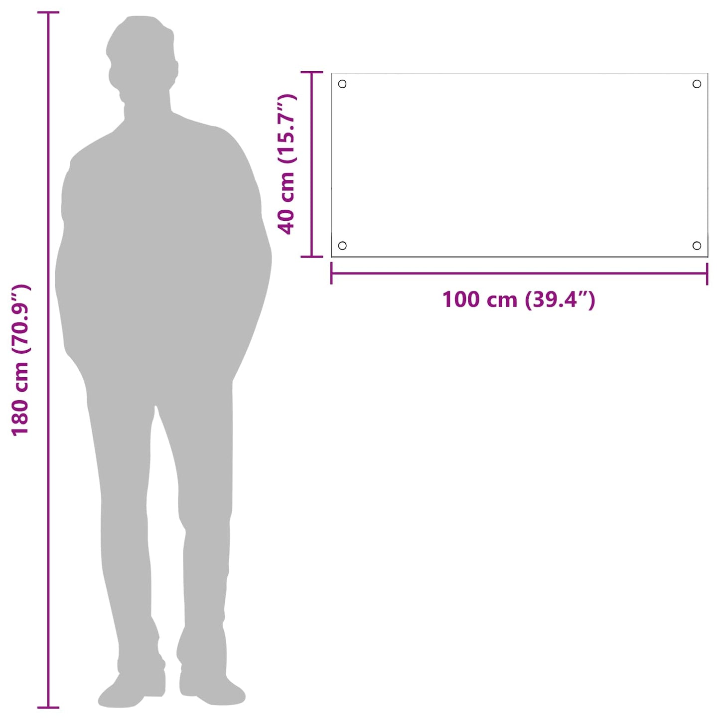 Kitchen Backsplash Light Grey 100 x 40 cm Tempered Glass