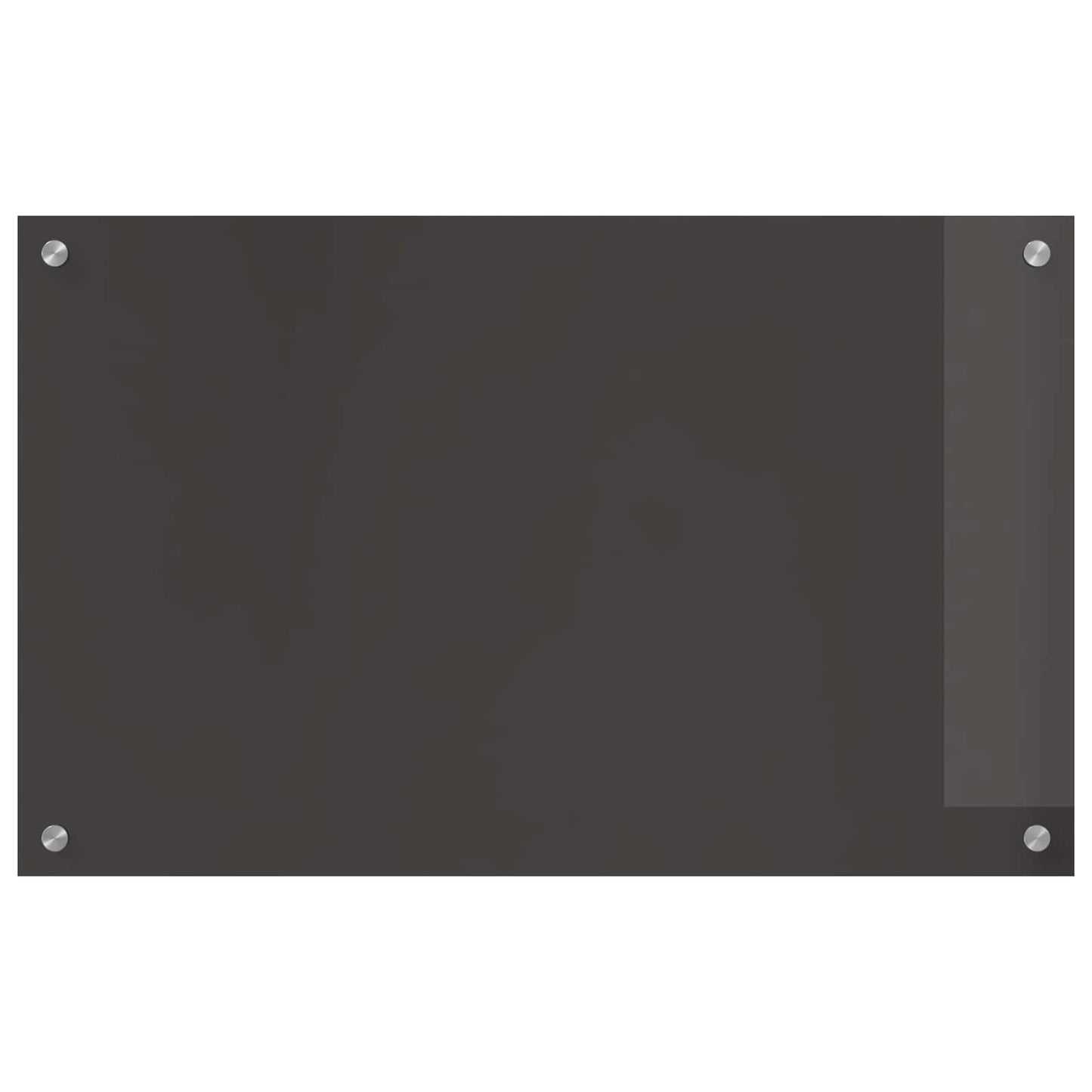 Kitchen Backsplash Dark Grey 80 x 50 cm Tempered Glass