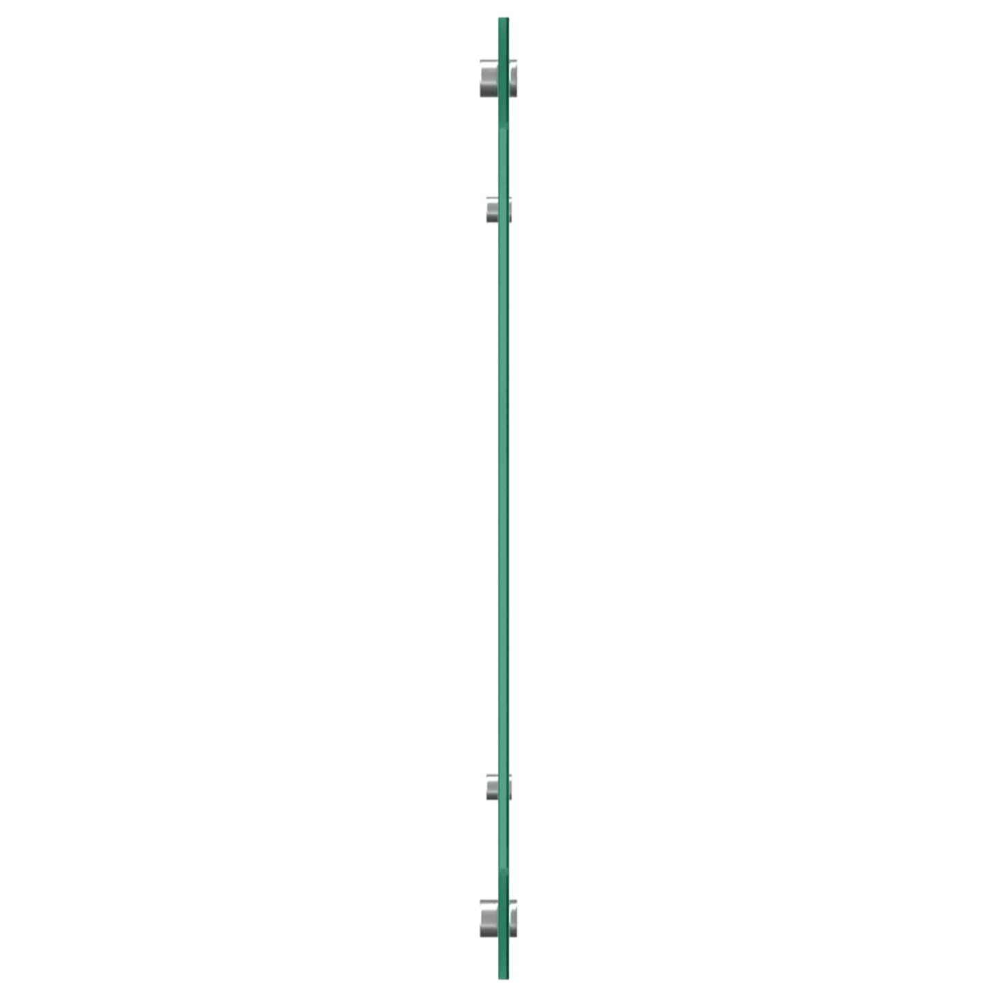 Kitchen Backsplash White 110 x 40 cm Tempered Glass