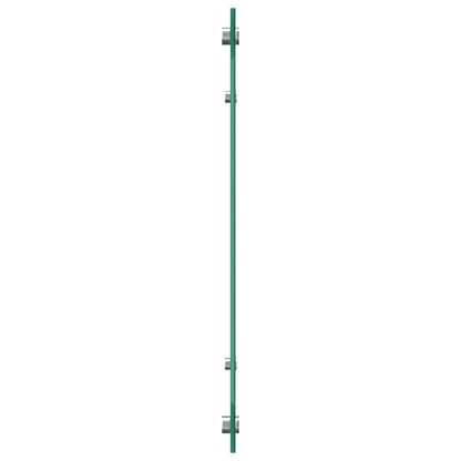 Kitchen Backsplash White 110 x 40 cm Tempered Glass