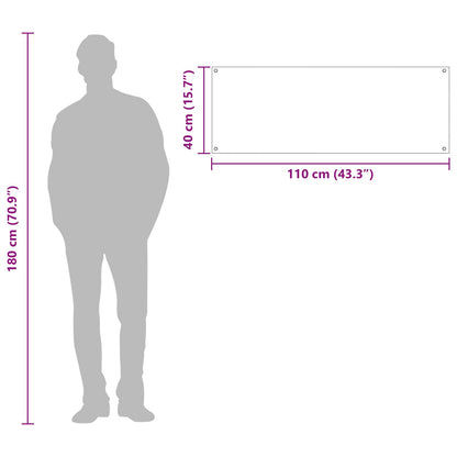 Kitchen Backsplash White 110 x 40 cm Tempered Glass