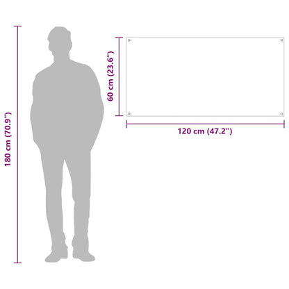 Kitchen Backsplash White 120 x 60 cm Tempered Glass