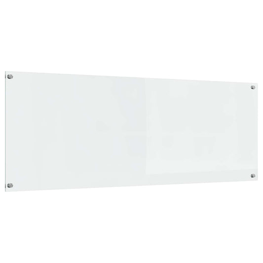 Kitchen Backsplash Transparent 110 x 40 cm Tempered Glass
