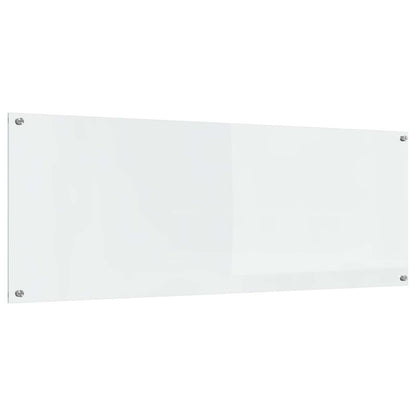 Kitchen Backsplash Transparent 110 x 40 cm Tempered Glass