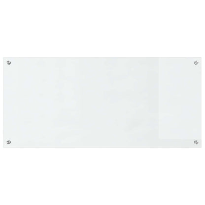 Kitchen Backsplash Transparent 110 x 50 cm Tempered Glass