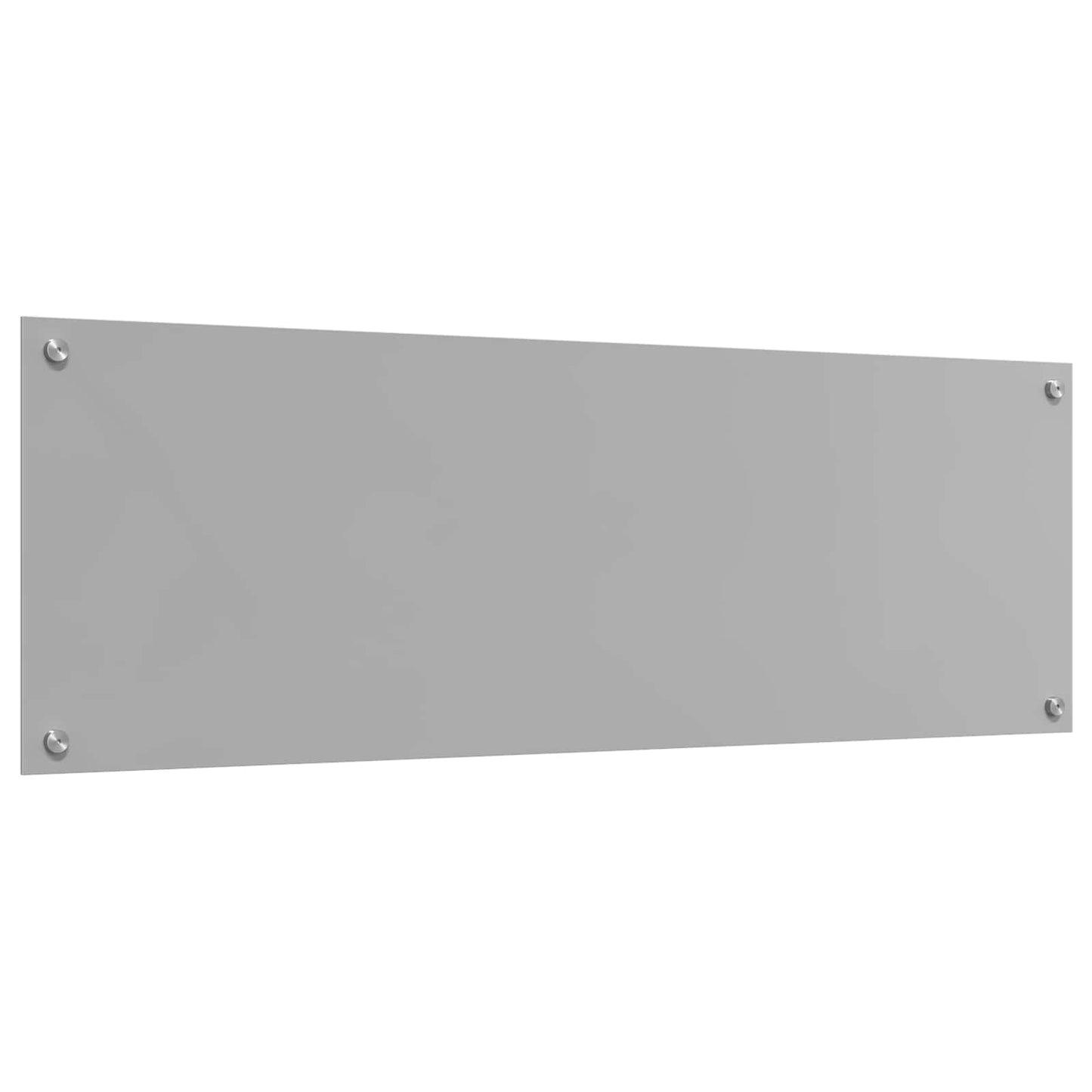 Kitchen Backsplash Light Grey 120 x 40 cm Tempered Glass