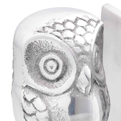 Bookends 2 pcs Silver 7 x 9 x 11 cm Aluminium