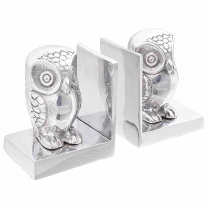 Bookends 2 pcs Silver 7 x 9 x 11 cm Aluminium