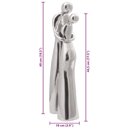 Sculpture Silver 10 x 16 x 49 cm Aluminium