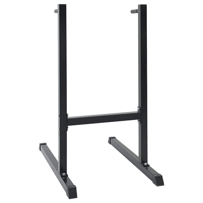 Dip Station Black 103.5 x 66.5 x 121.5 cm Powder-Coated Steel
