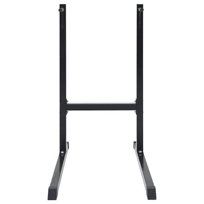 Dip Station Black 103.5 x 66.5 x 121.5 cm Powder-Coated Steel