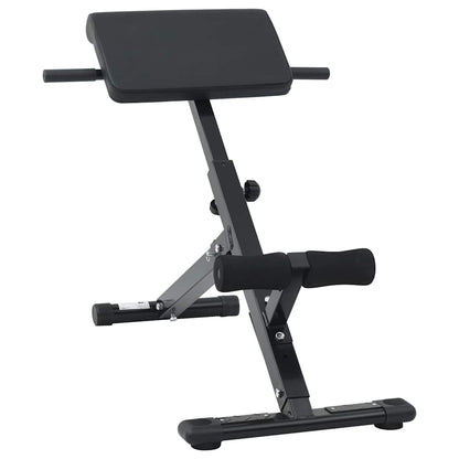 Hyperextension Bench Manual Black 100.5 x 70 x 78 cm